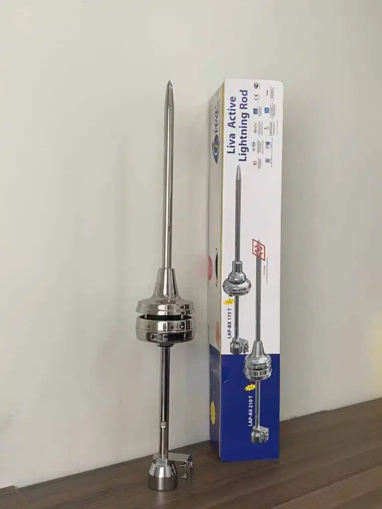 14 giá Kim thu sét Liva LAP-AX 210T – thiết bị chống sét chủ động bán kính bảo vệ 131 mét, công nghệ ESE, sản xuất tại Thổ Nhĩ Kỳ.