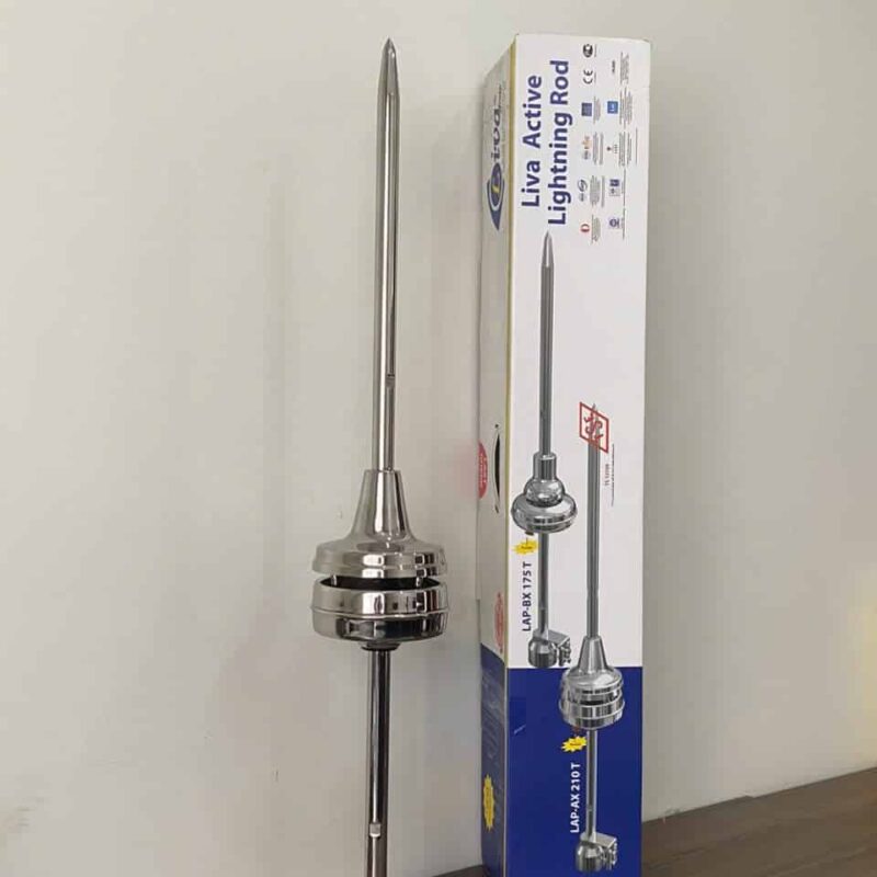 giá Kim thu sét Liva LAP-AX 210T – thiết bị chống sét chủ động bán kính bảo vệ 131 mét, công nghệ ESE, sản xuất tại Thổ Nhĩ Kỳ.