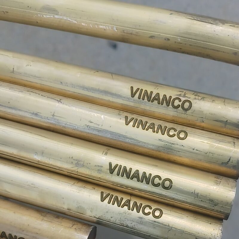 Cọc tiếp địa đồng thau Vinanco, đồng vàng