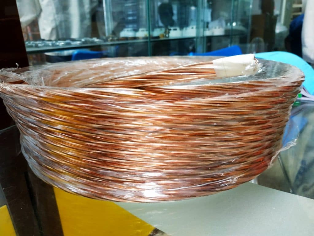 Cáp đồng trần Cadivi 70mm2, chất lượng cao, sử dụng trong hệ thống chống sét.