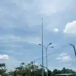 Trụ đỡ kim thu sét inox 304 lắp ngoài trời – bền chắc, không rỉ sét