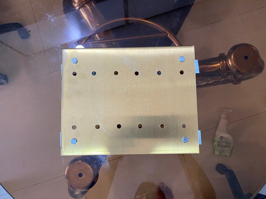 Bảng giá hộp kiểm tra điện trở các loại Vinanco mới nhất đầy đủ kích thước 5 bảng đồng thau tiếp địa, đế, gối đở, ốc