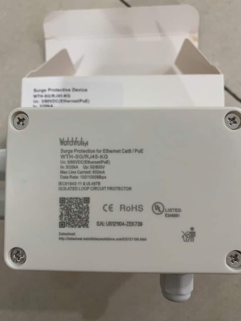 Thiết bị cắt sét WTH-SG/RJ45-KG,hộp đựng