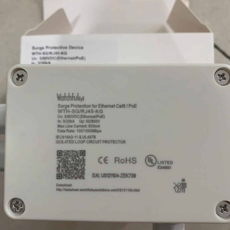 Thiết bị cắt sét WTH-SG/RJ45-KG,hộp đựng