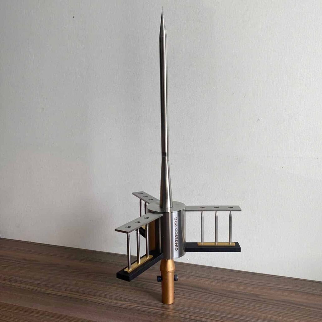 Kim thu sét Ingesco pdc 3.3 – công nghệ phát tia tiên đạo sớm ESE, bán kính bảo vệ 85m