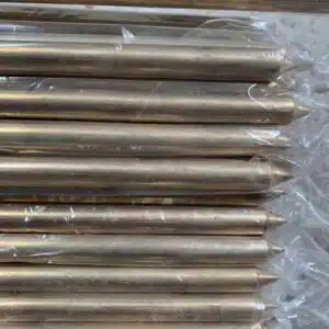 Cọc tiếp địa đồng D14 dài 2.4 mét dùng cho hệ thống chống sét tiếp địa