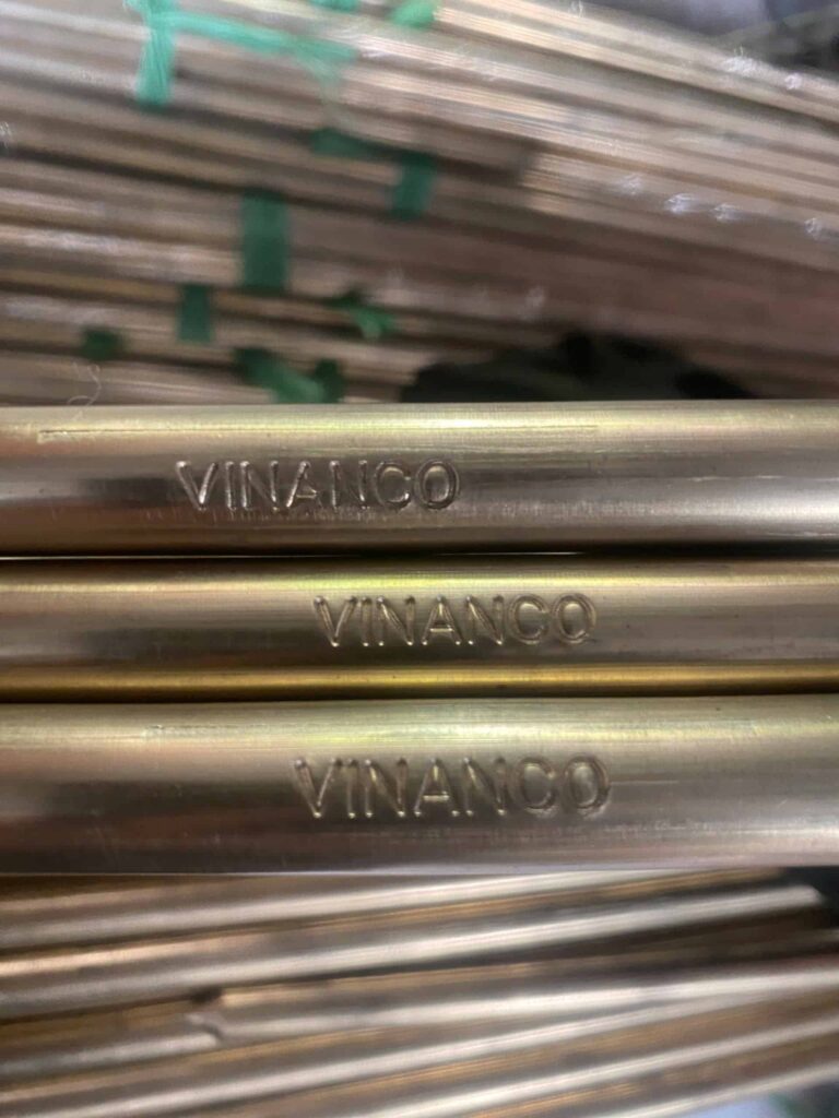 Cọc tiếp địa bằng đồng thau D14 dài 2.4 mét dùng trong hệ thống chống sét