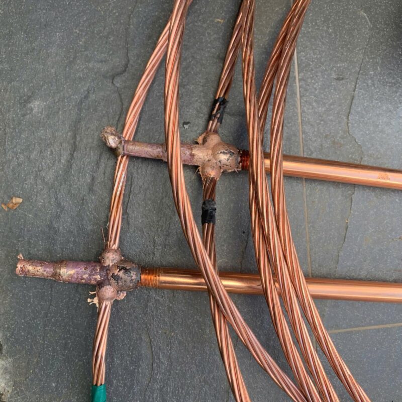 Khuôn hàn hóa nhiệt chữ T dùng cho cáp với cọc D16 Vinanco