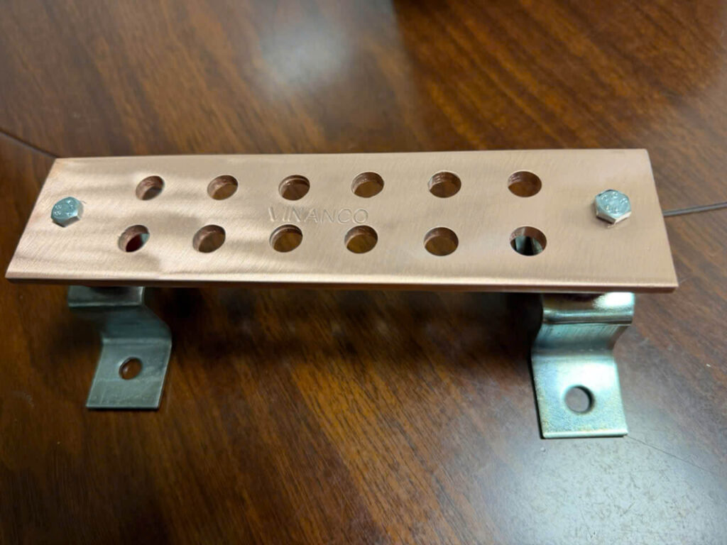 Thanh đồng tiếp địa 200x50x5 Vinanco chính hãng giá tốt